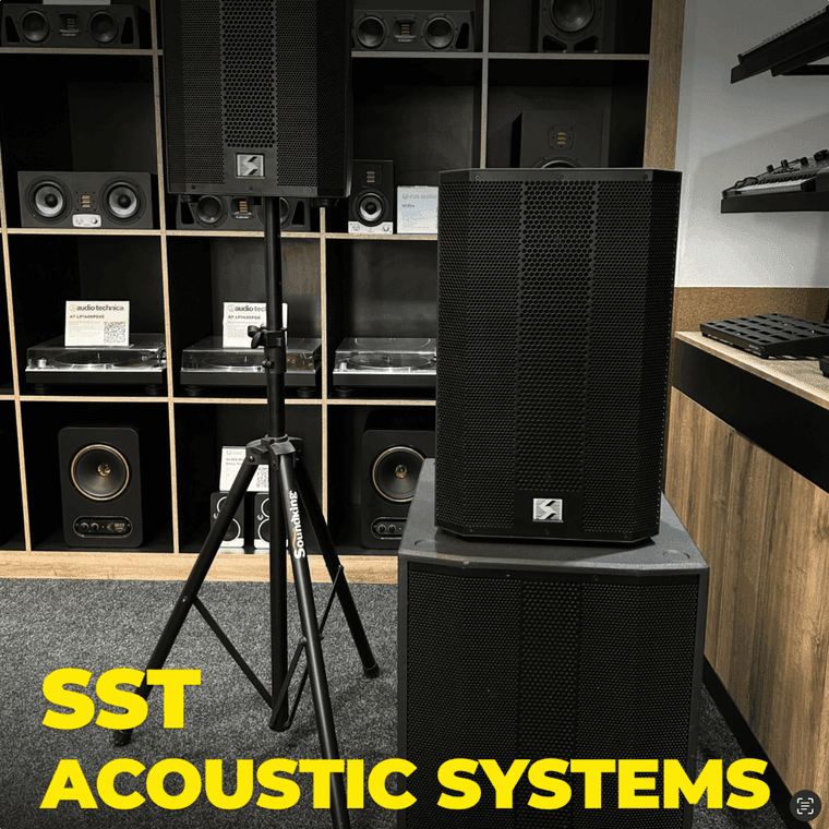 Активные акустические системы SST112P, SST115P и сабвуфер SST118SP от Самат шоу техник