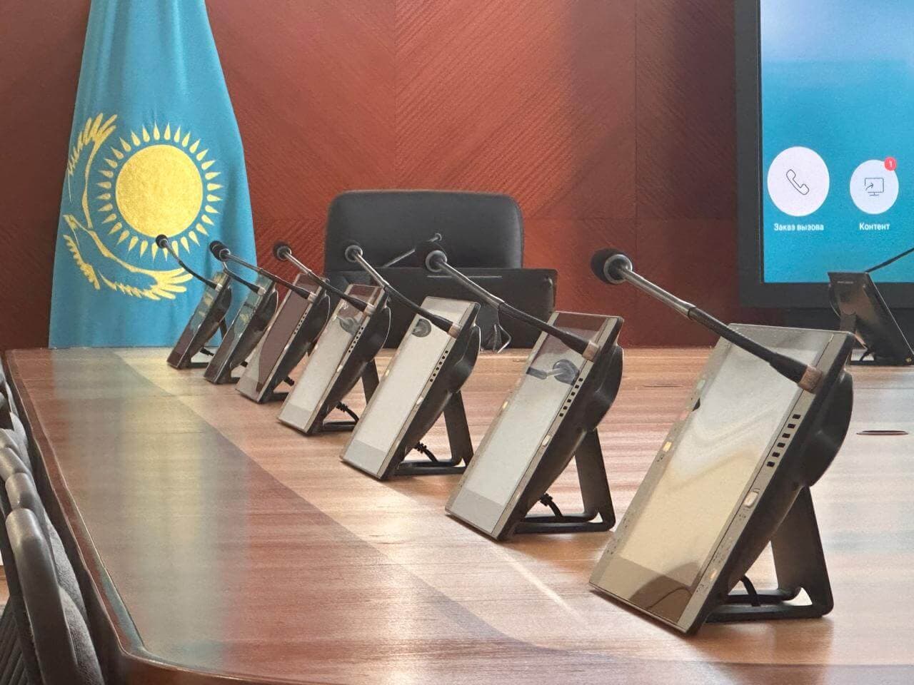 Конференц-система TAIDEN в Акимате Мангистауской области